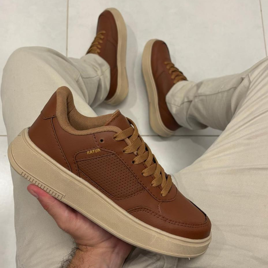 Tênis Casual Masculino Rayon Sapatênis Sola Leve