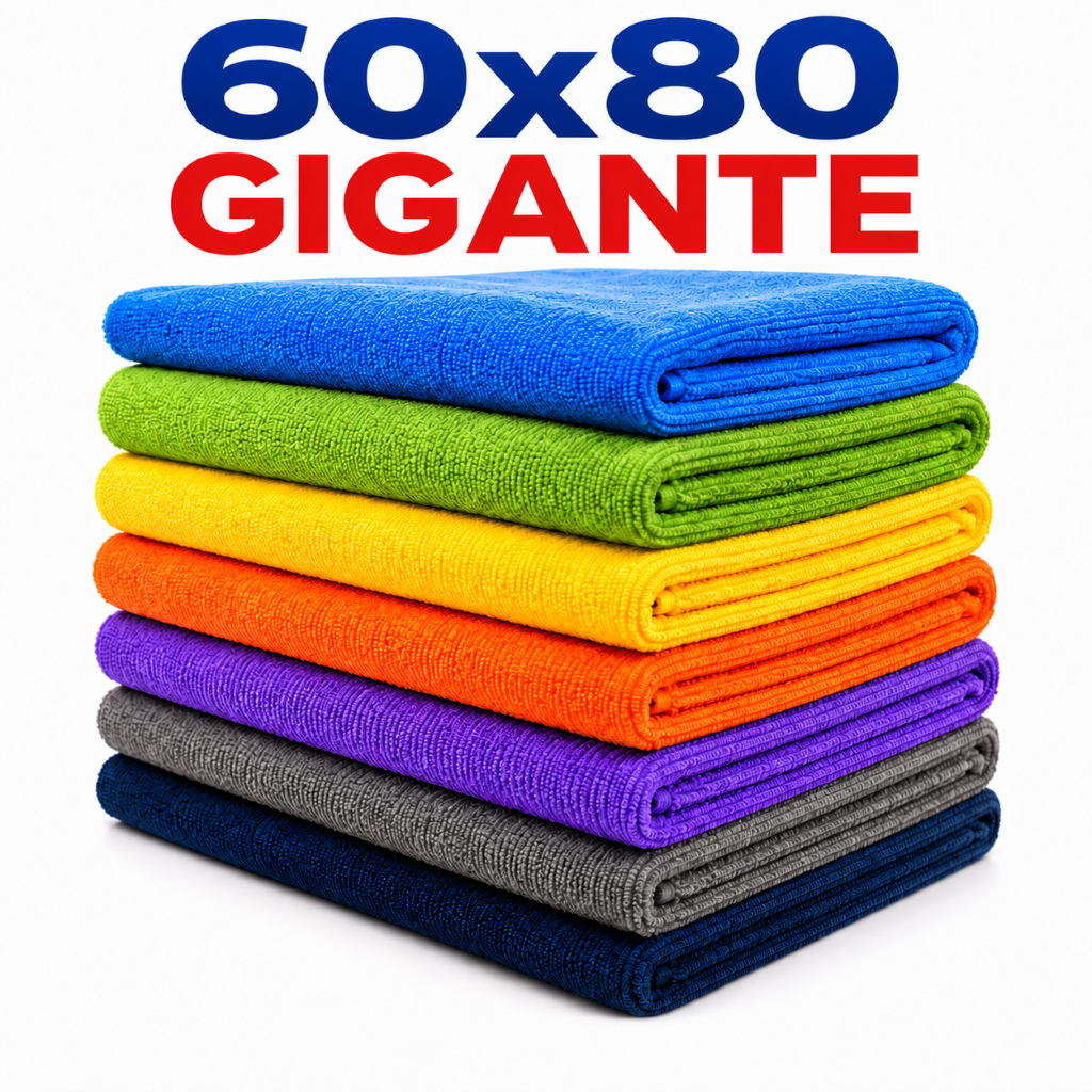 Panos de Chão Gigante Microfibra Multiuso 60×