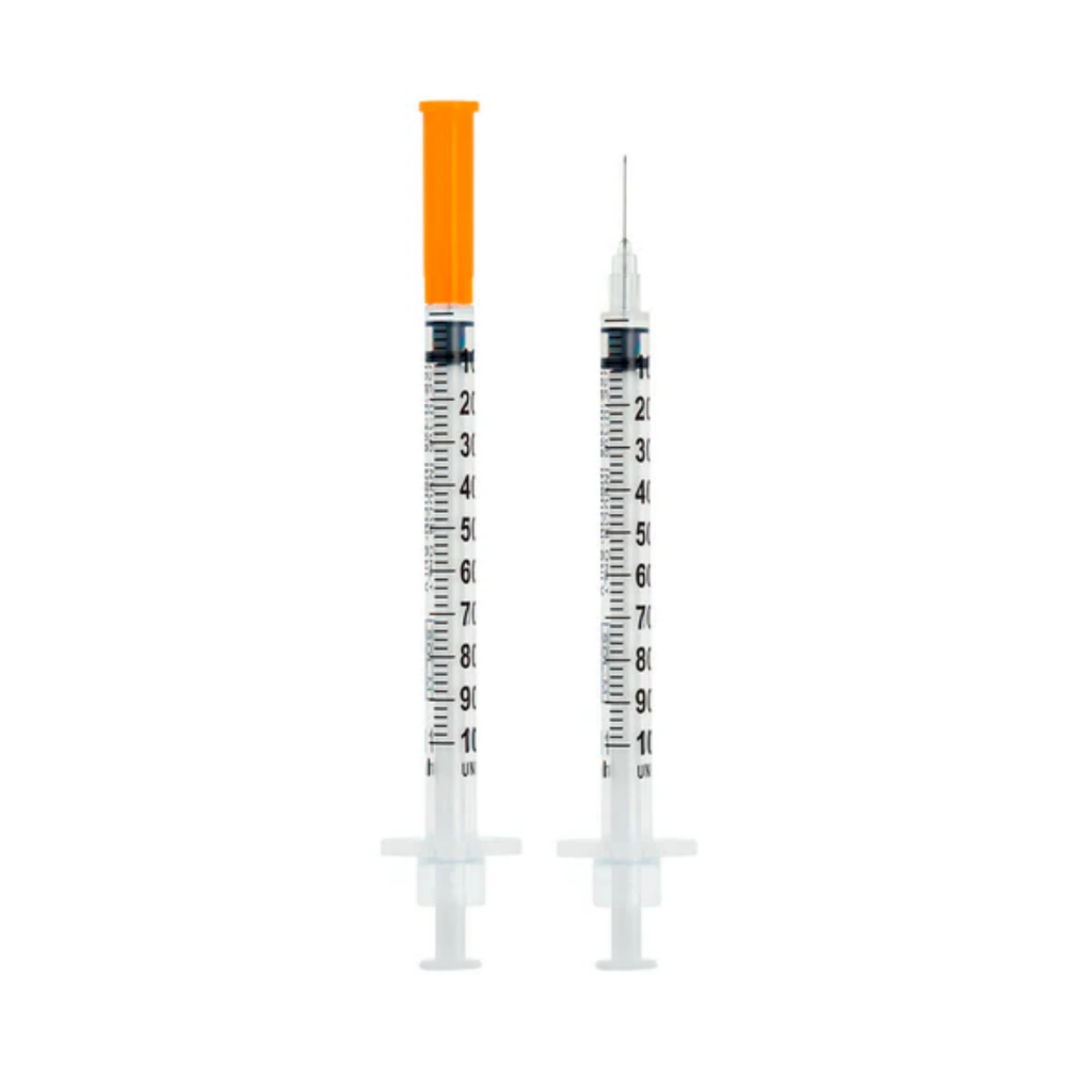 Seringa para Insulina 1ml C/ agulha Fixa 6mm X 0,2