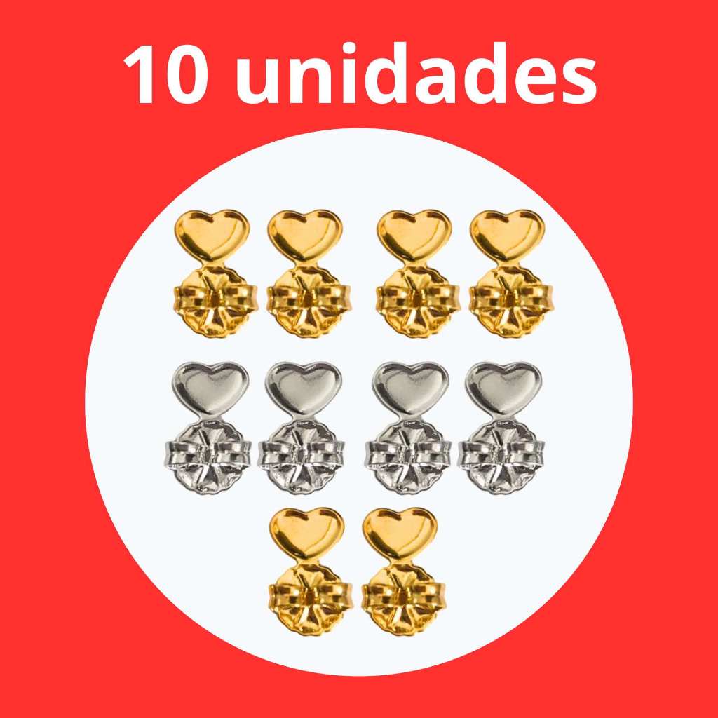 Tarraxa Mágica Sustentação Orelha Rasgada 10 un