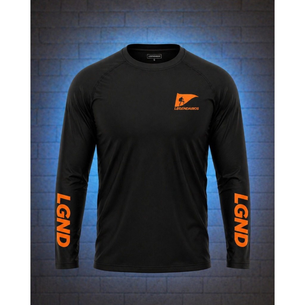 Camisa UV Masculina Legendários Manga Longa Prote