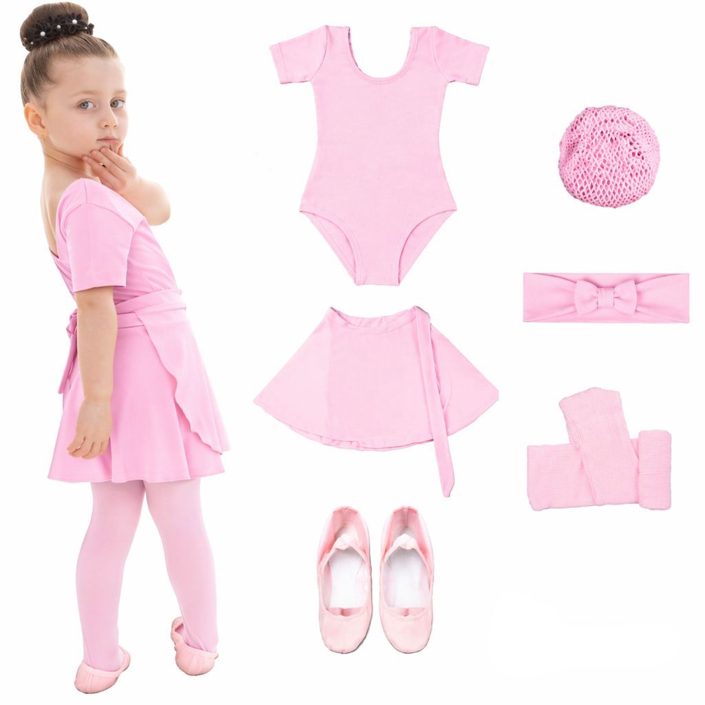 Uniforme Ballet Completo 6 Itens: Collant Meia Man