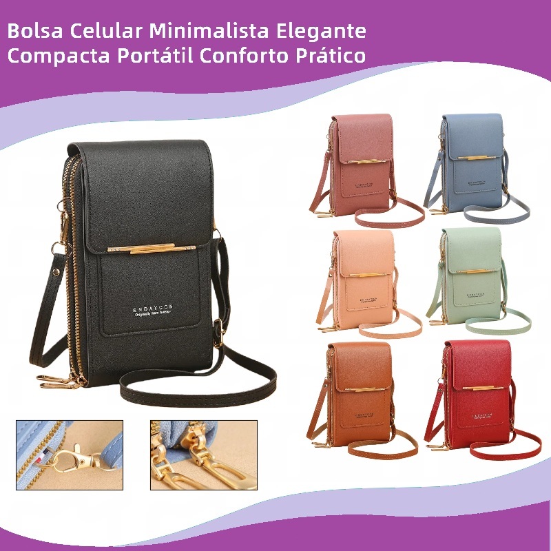 Bolsa para celular Crazy Bag com tela sensível ao