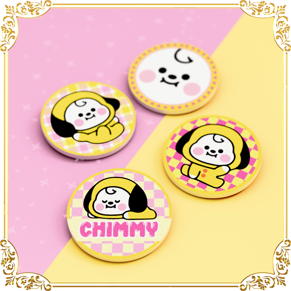 Bottons Premium Baby Chimmy  KPOP Fofo Idol Corean