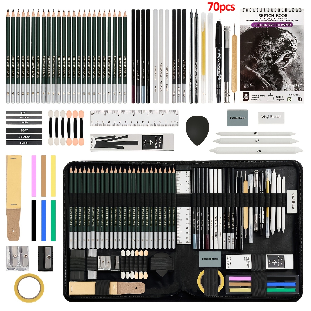 Kit70/54 lapis desenho Ferramentas De Canetas Apag