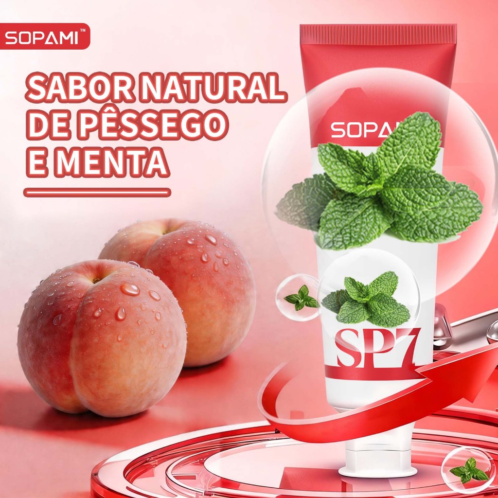 SOPAMI SP7 Pro Pasta de Dente Menta 120g