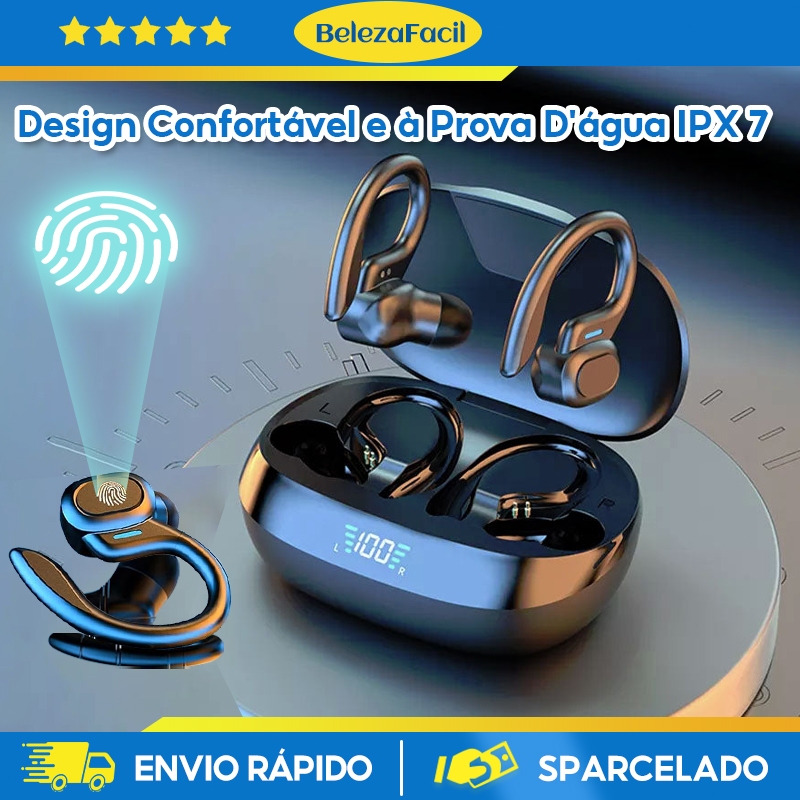 VOKRU fone de ouvido bluetooth sem fio fone sem fi