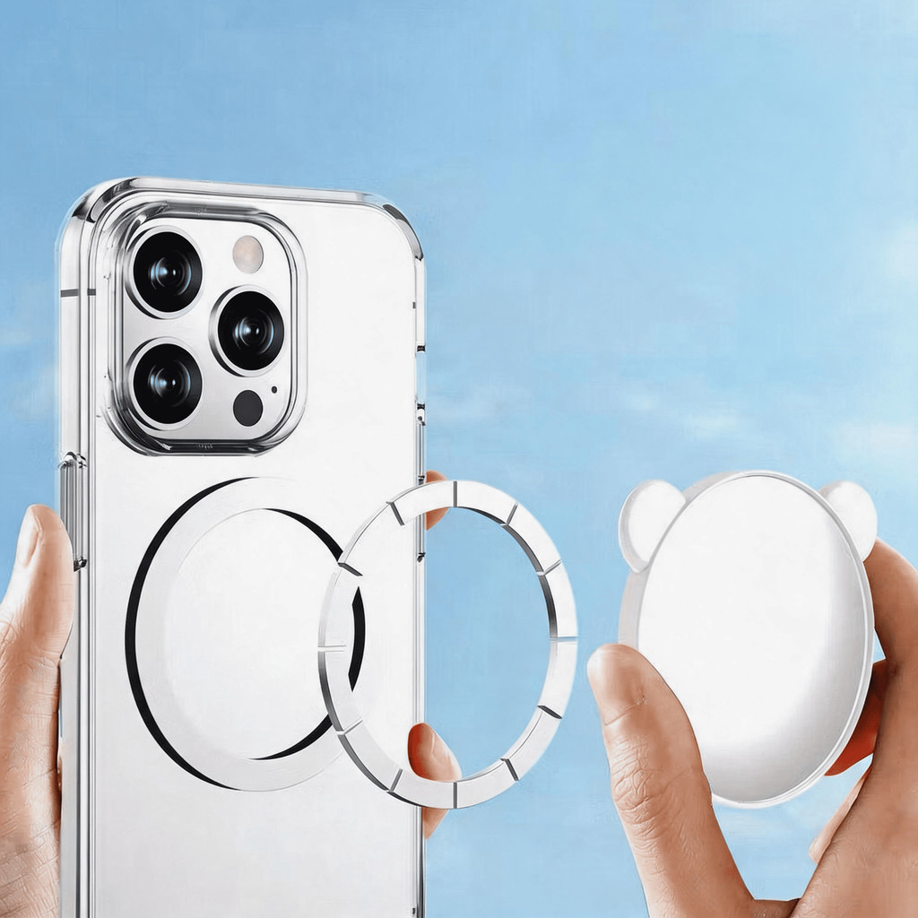 Espelho Compacto com Suporte Magnético para Smart