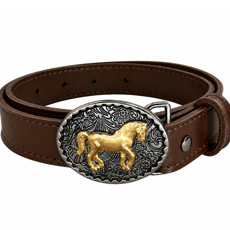 Cinto Country Infantil Unissex café preto caramel