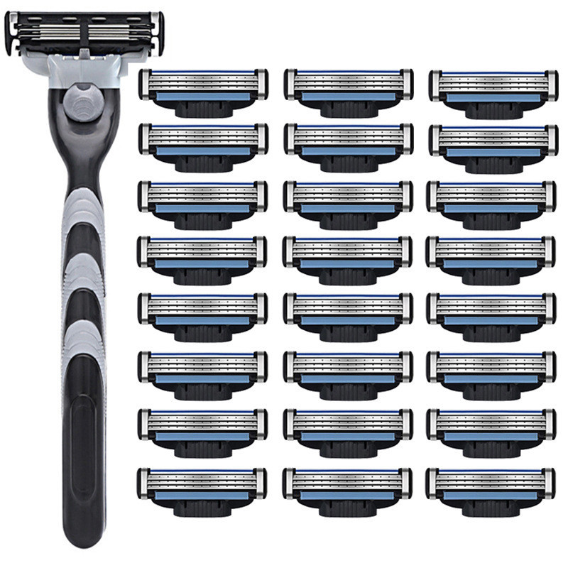 16 Pcs/8 Gillette MACH 3 Lâminas Cartucho De Reca