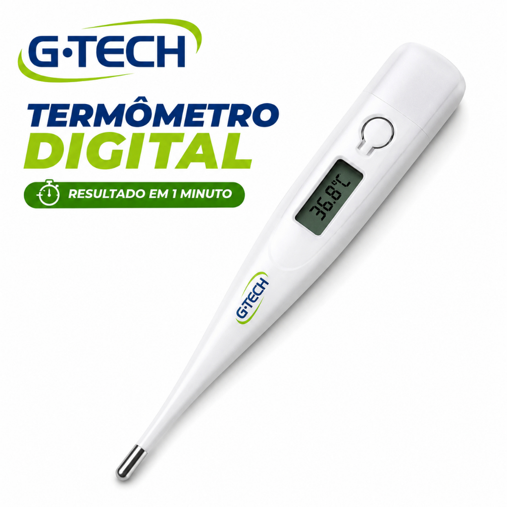 Termômetro G-tech Digital Branco – Medidor 