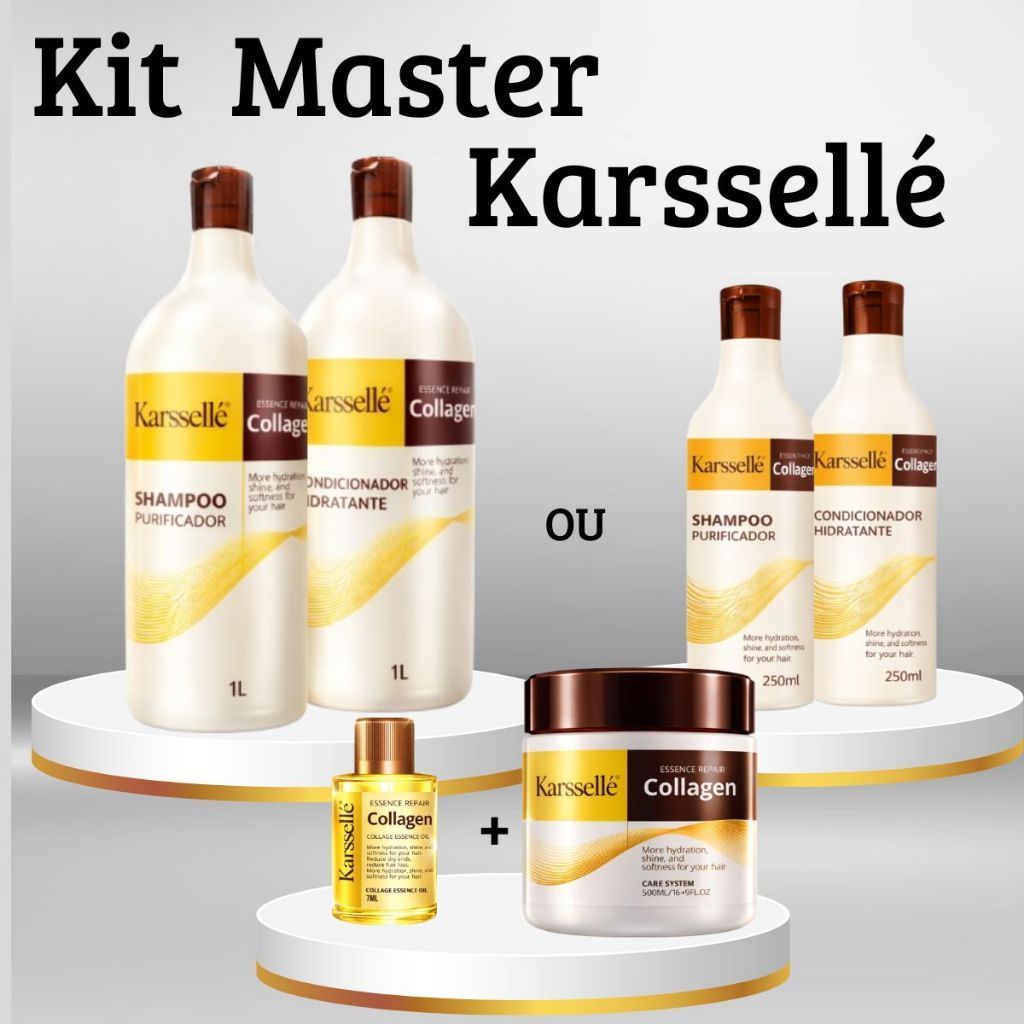 Karssellé Shampoo + Condicionador 1LT OU 250ml + 
