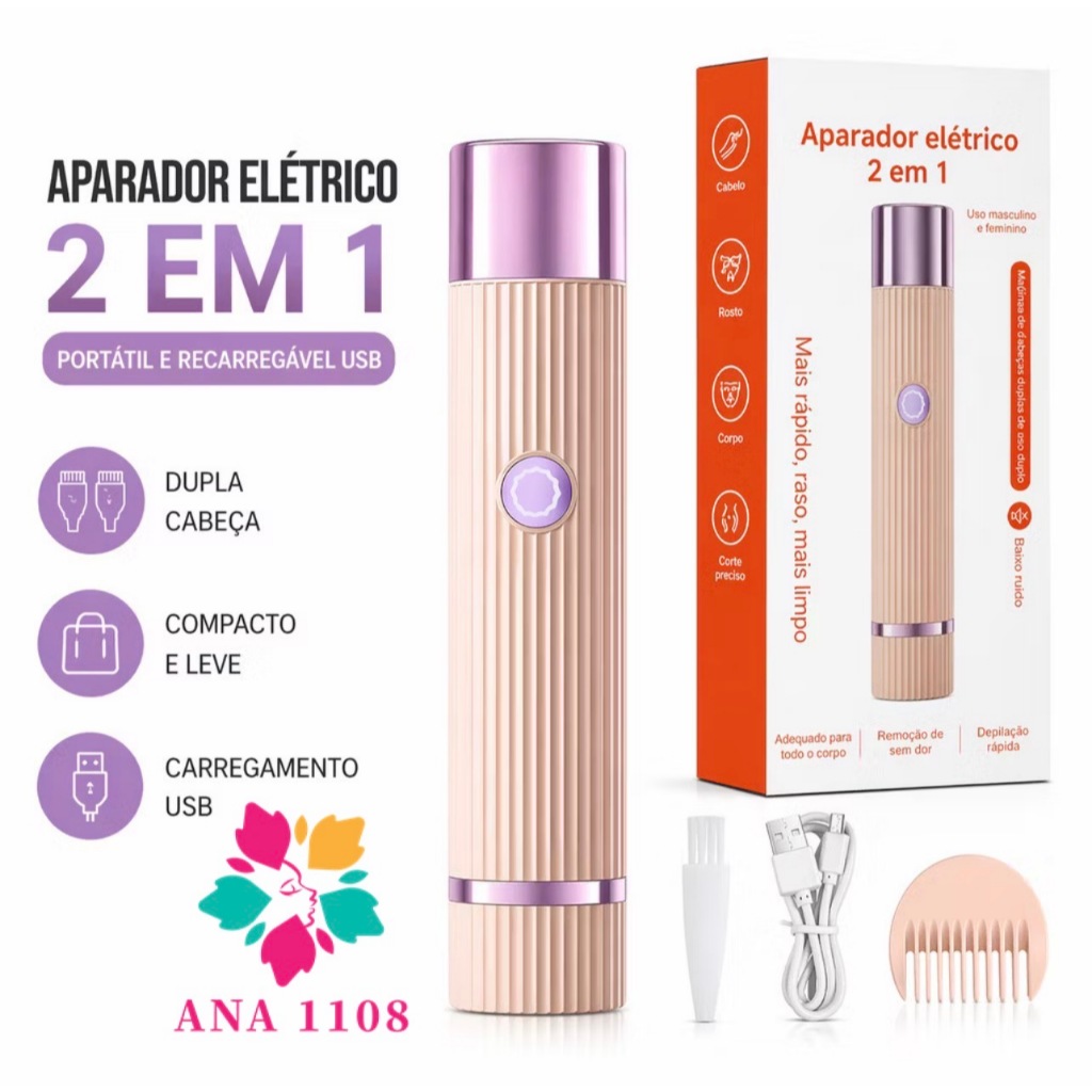Depilador elétrico delicadeza com sua pelecom nav