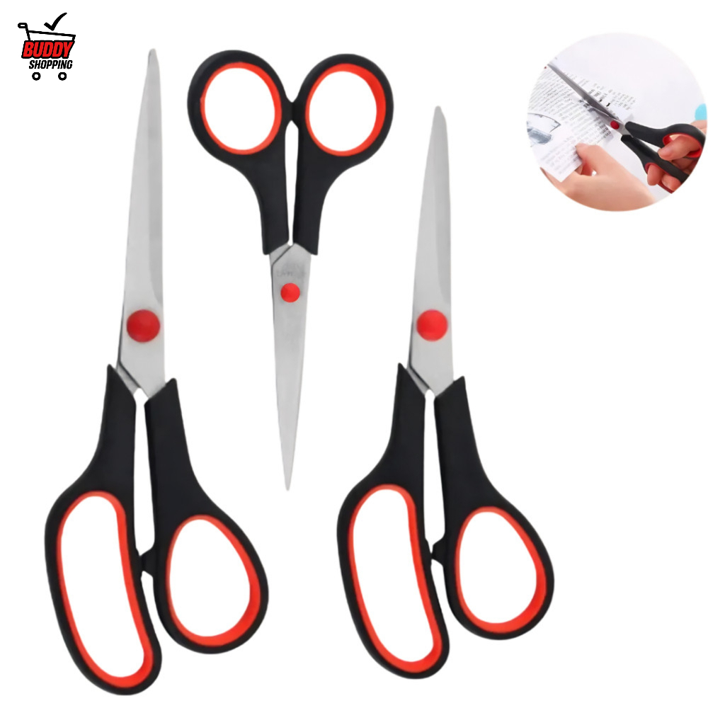 Kit 3 Tesouras  Profissional Aço Inox Costura e A