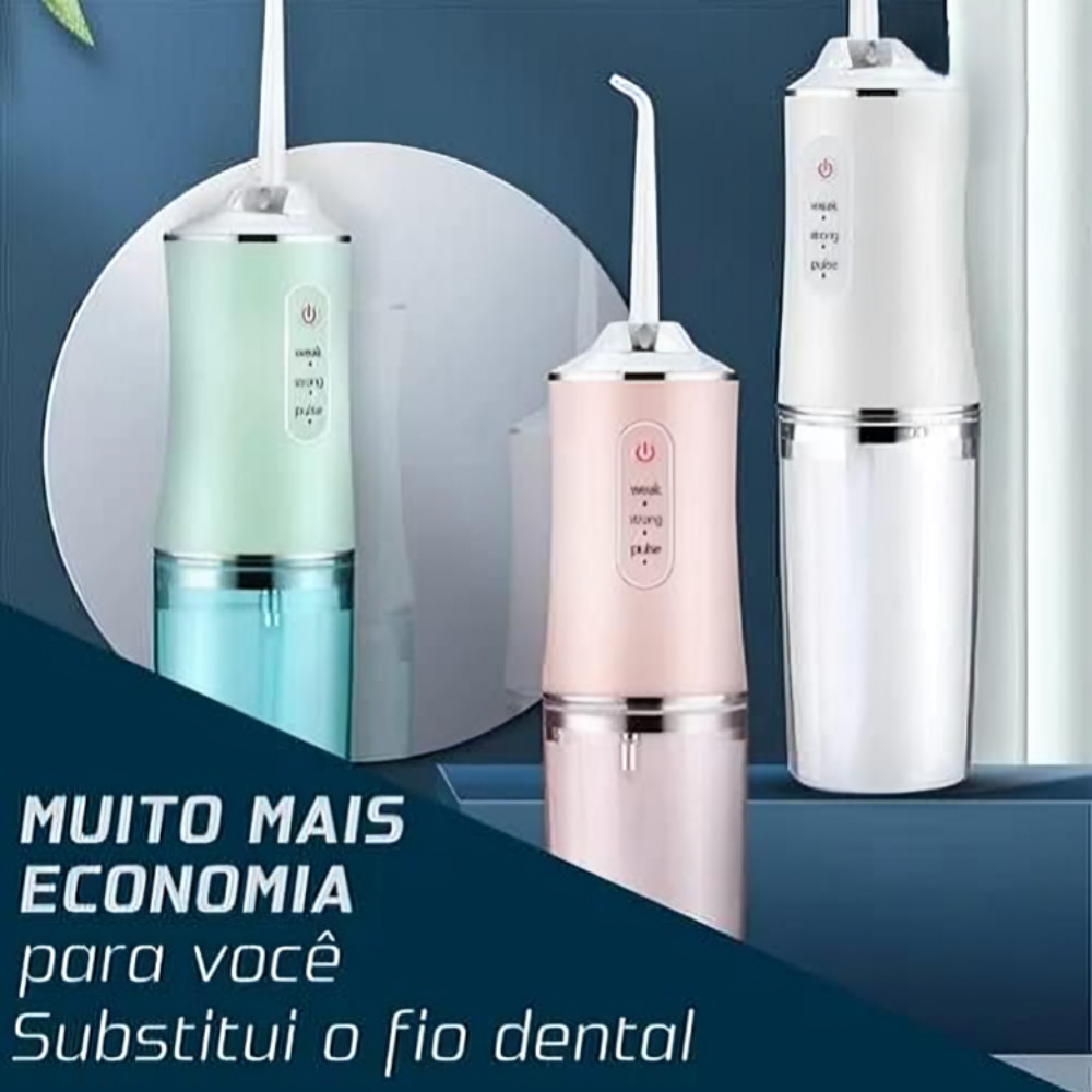 Irrigador Oral Portátil Fio Dental Elétrico 220M