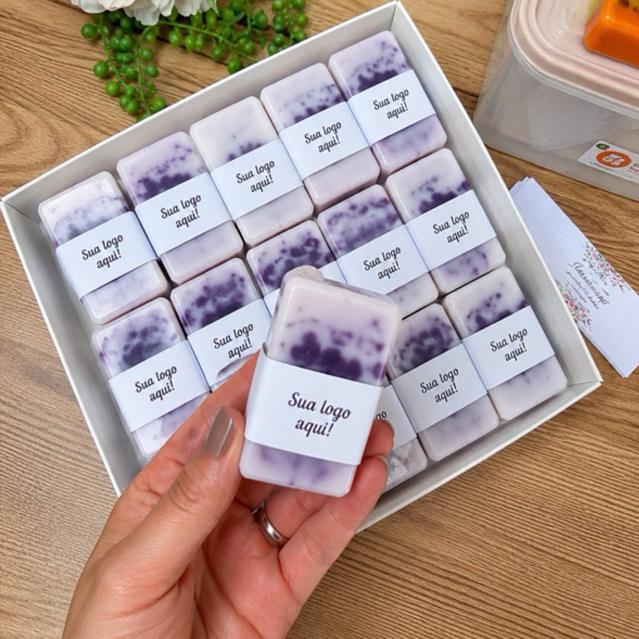 Mini Sabonete Personalizado Artesanal 45g | Lembra