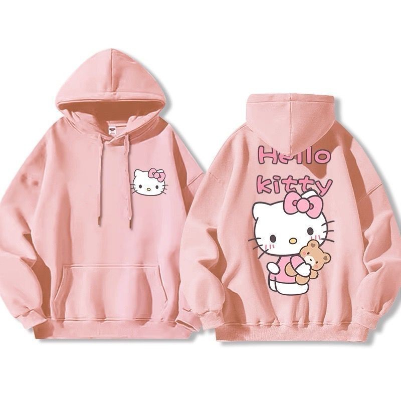 Moletom Hello Kitty Feminino Infantil Juvenil Casu
