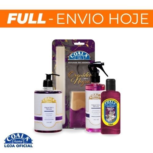 Kit Coala Home Orquidea Negra – 4 Itens