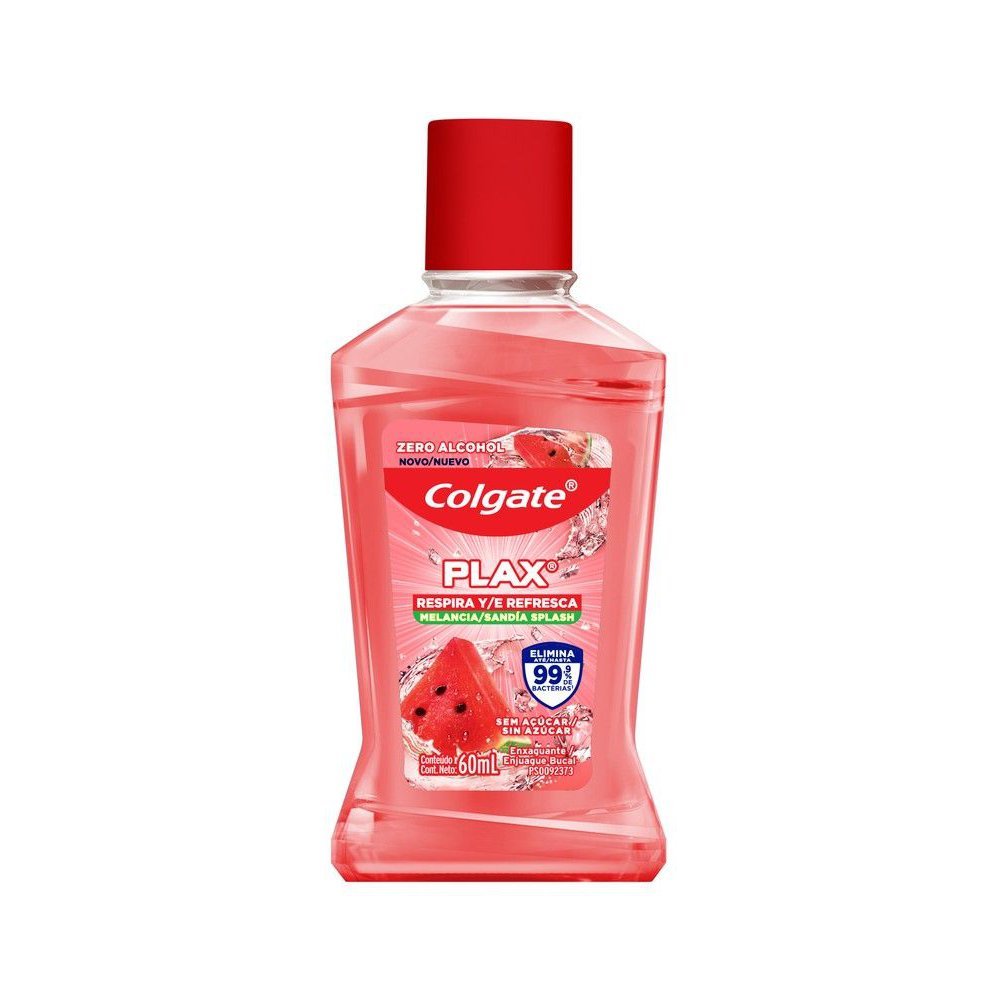 Solução Bucal Colgate Plax Melancia Zero Alcool 