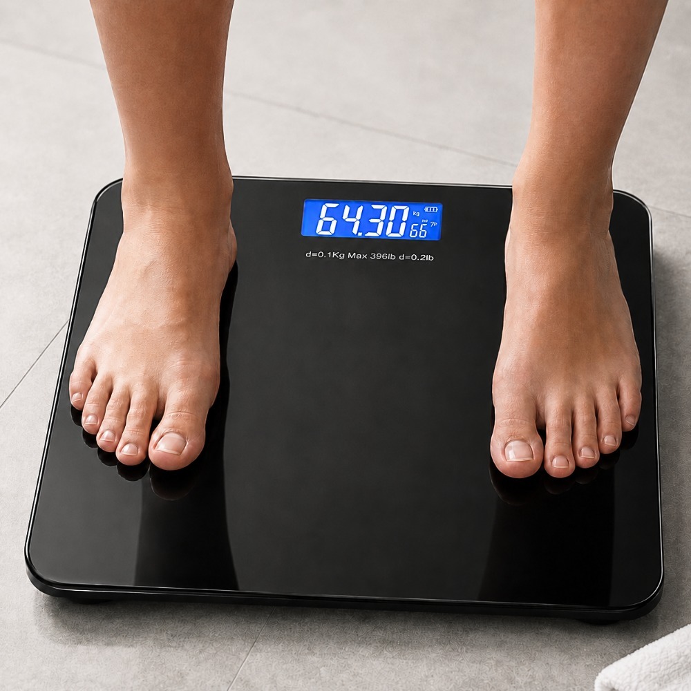 Balança Corporal Digital Até 180kg Vidro Tempera