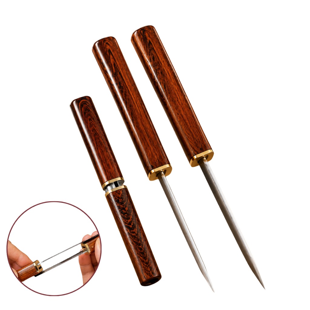 Kit 2PCS Faca de Frutas Faca Cutelo Churrasco Carn