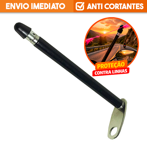 Antena Corta Pipa em Aço Inox Retrátil Anti Cero