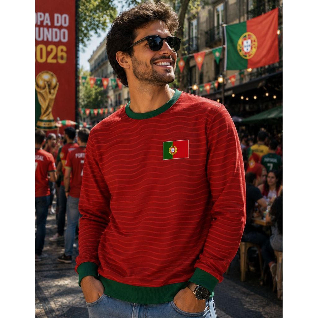 Blusa De Frio Time Seleção Copa Do Mundo Moletom
