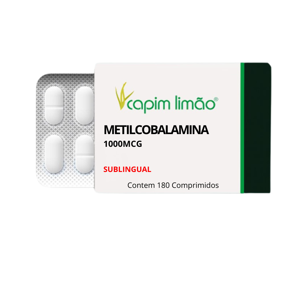 Vitamina B12 Metilcobalamina 1000mcg 180cp Subling