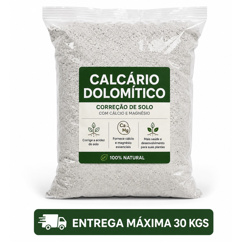 Calcário Dolomítico Ate 25 KGs – Fertiliza