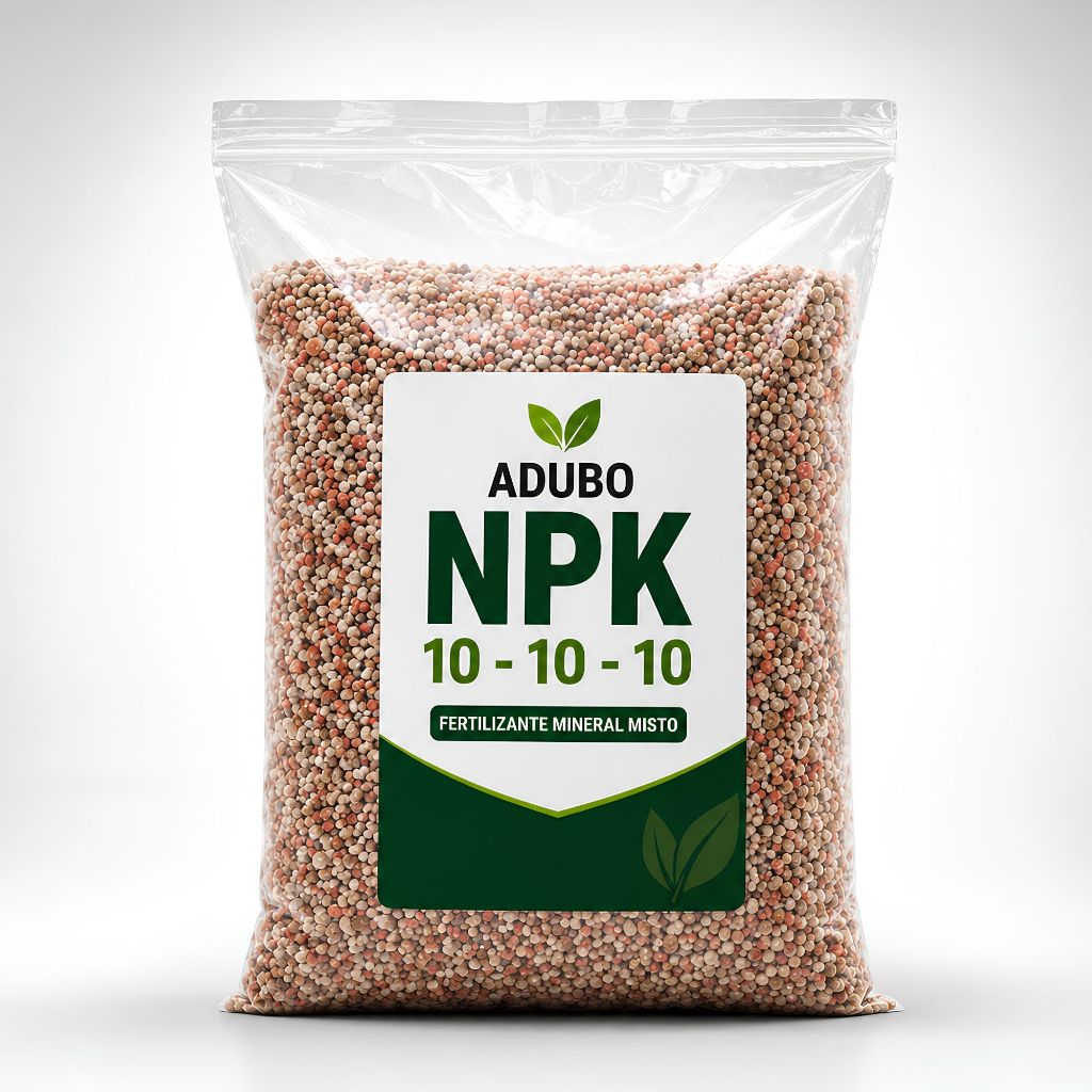 Adubo NPK 10-10-10 Fertilizante Completo para Flor