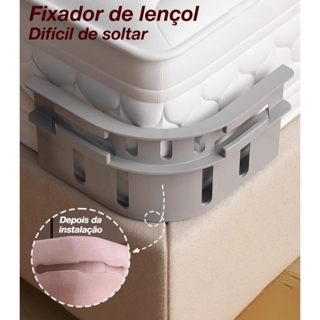 KIT Suportes De Lençóis Resistentes , Mantenha A