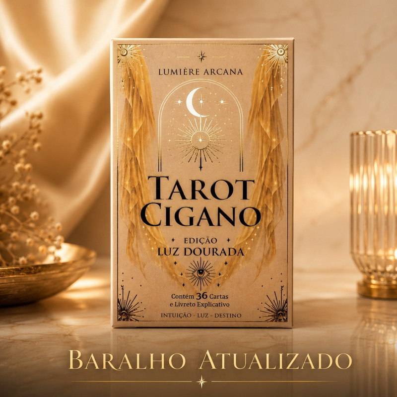 Baralho Cigano Tarot Lenormand Premium 36 Cartas P