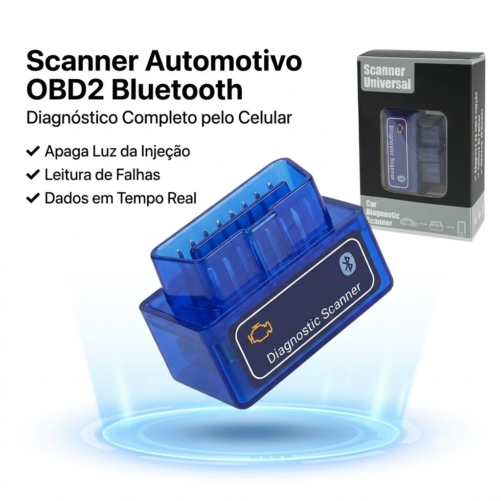 Scanner Automotivo OBD2 Bluetooth ELM327 Diagnóst