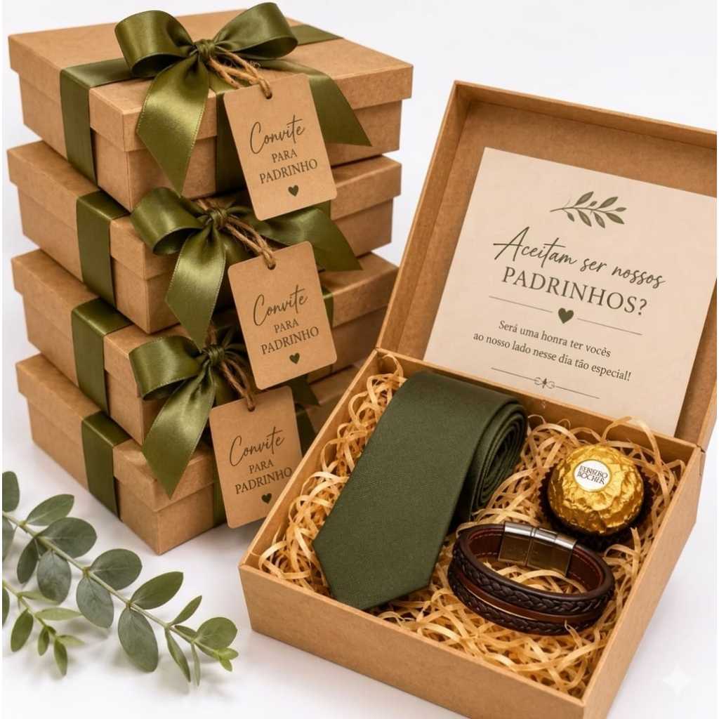 Kit até 5 Caixas MDF 12x12x5 Liso para Personaliz