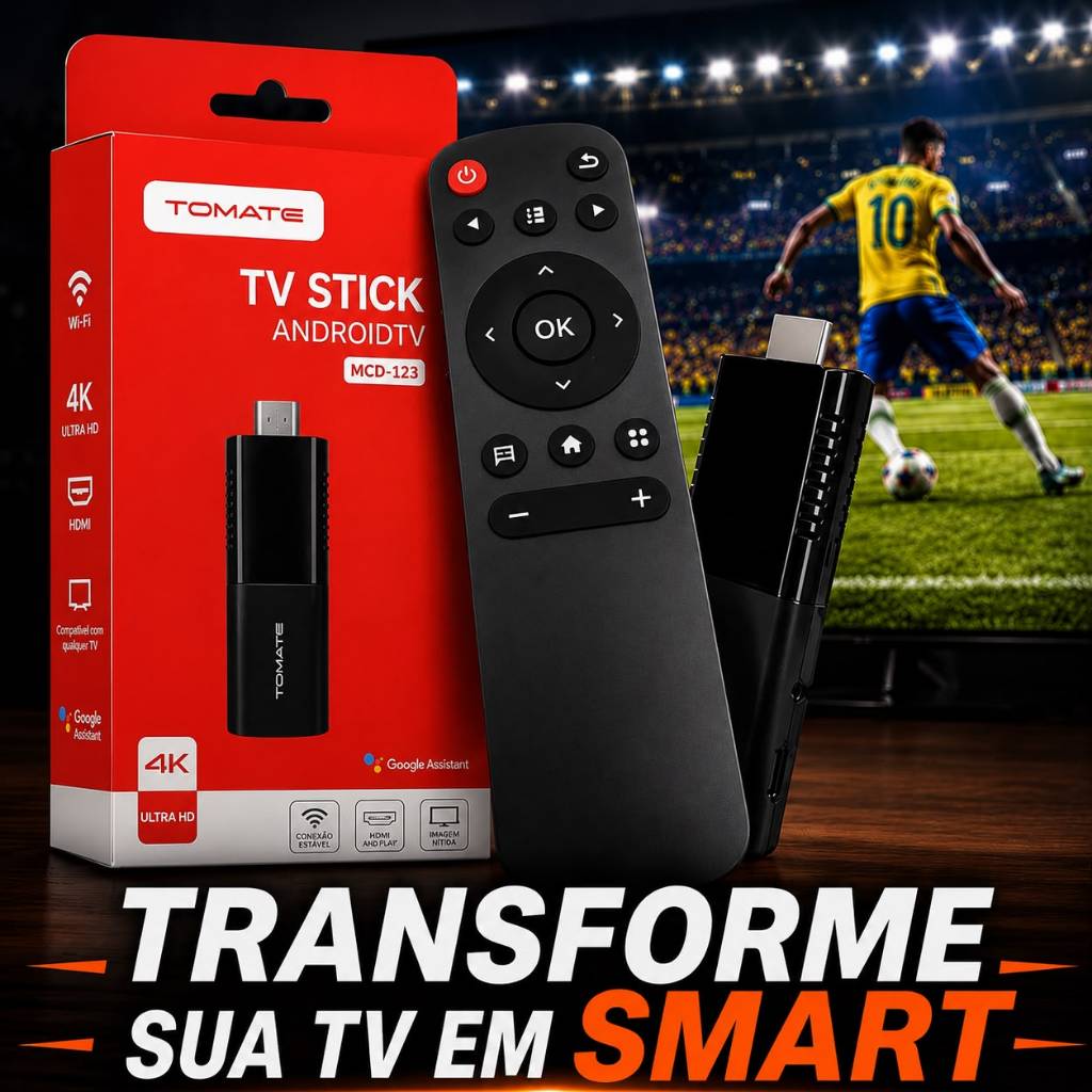 TV Stick Android 13 4K Ultra HD WiFi Dual Band HDM
