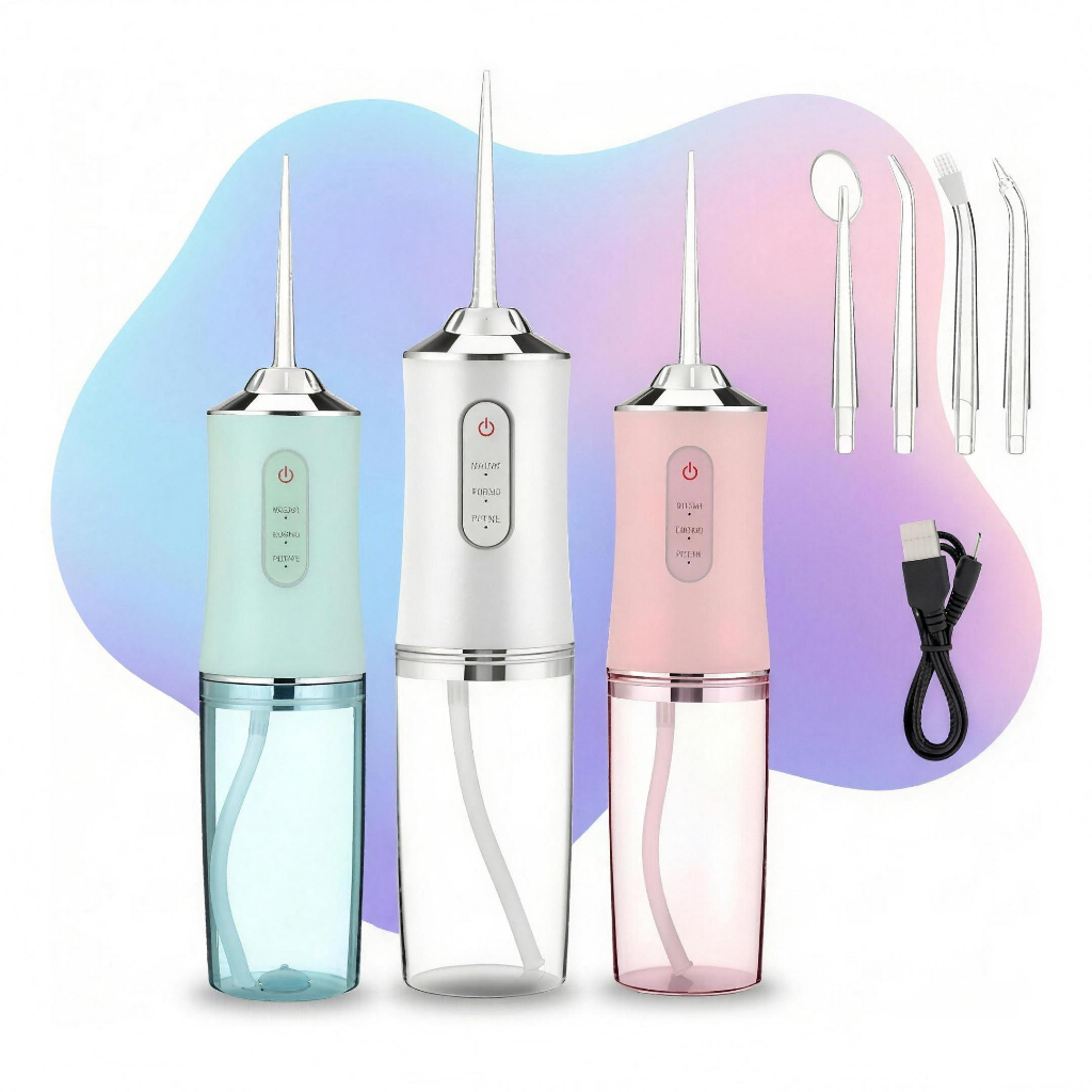 Irrigador Oral Portátil USB 1200mAh | Jato de Ág