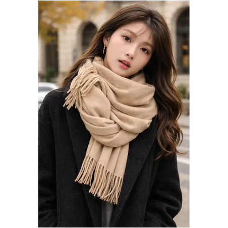 Cachecol Grosso Feminino Pashmina Lenço Moda Xale