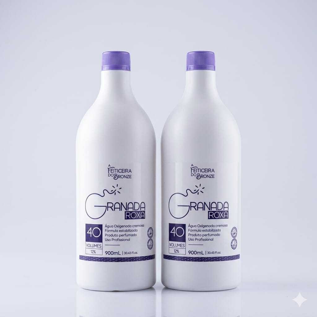 Água Oxigenada Roxa 40 volumes 900ml – Feit