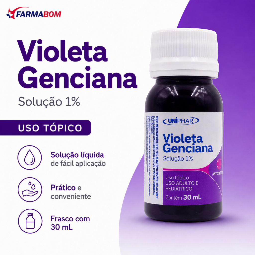Violeta Genciana Solução 1% 30ml – Versát