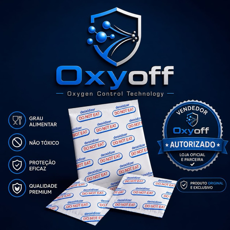 Absorvedor de oxigênio para alimentos 50cc fracio