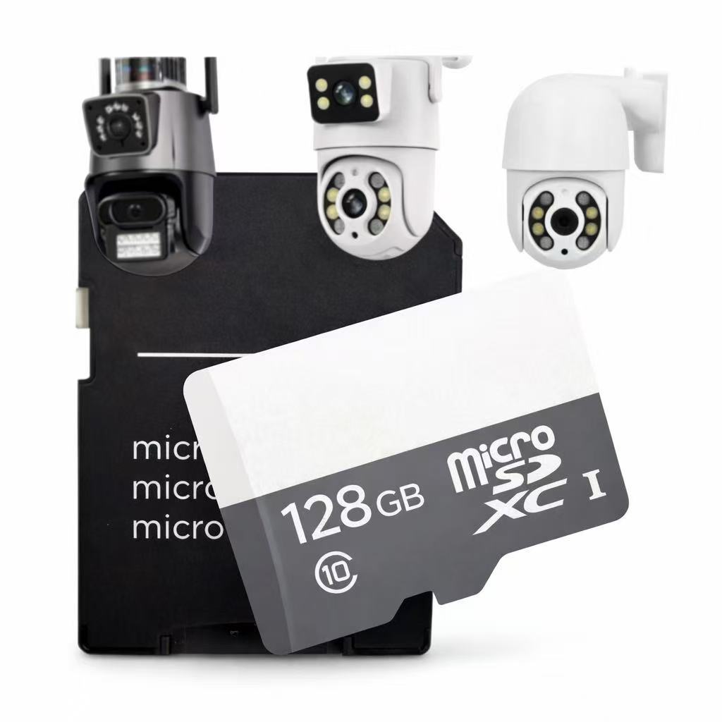 Cartão de Memória128GB MicroSD com Adaptador SD 