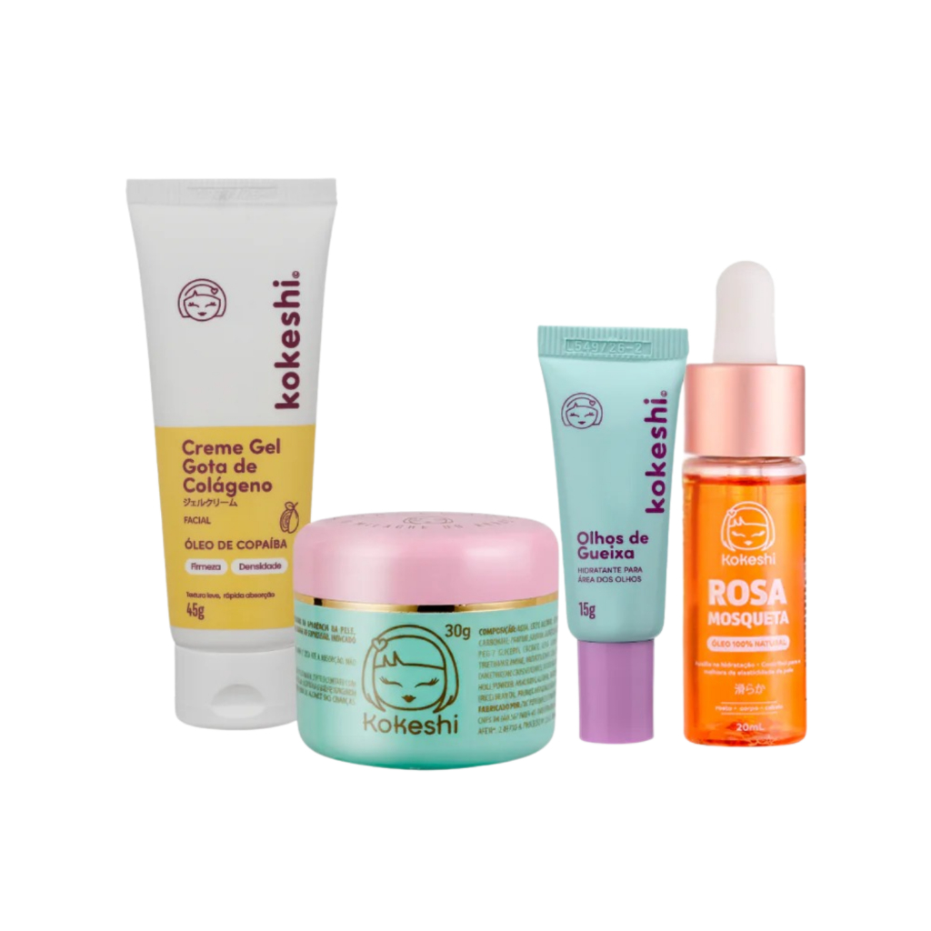 Kit Renovadores Gota de Colágeno e Rosa Mosqueta 