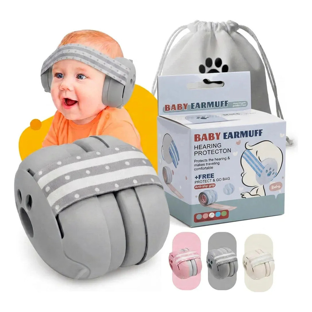 Abafador De Ruido Muffler Bebes Protetor Auditiva 