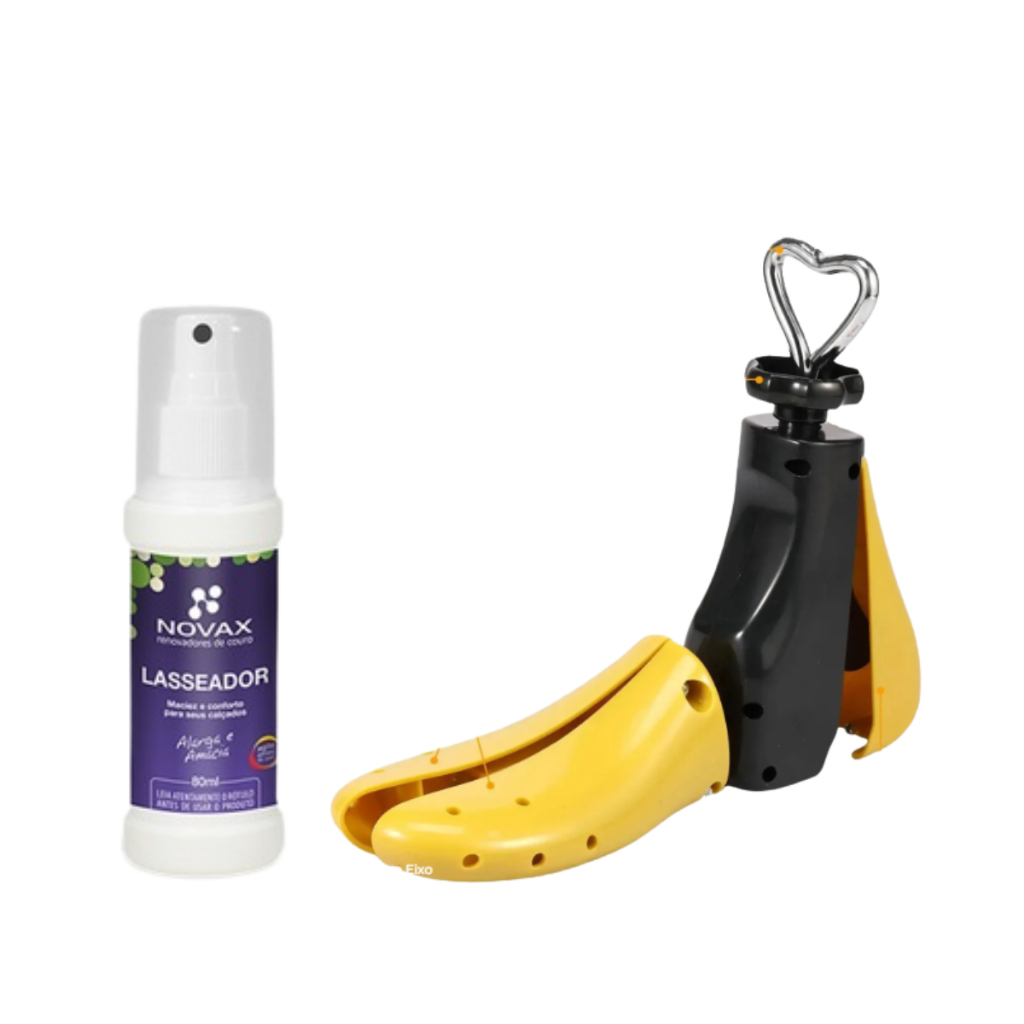 Kit Alargador De Sapatos Ajustável + Spray Lassea