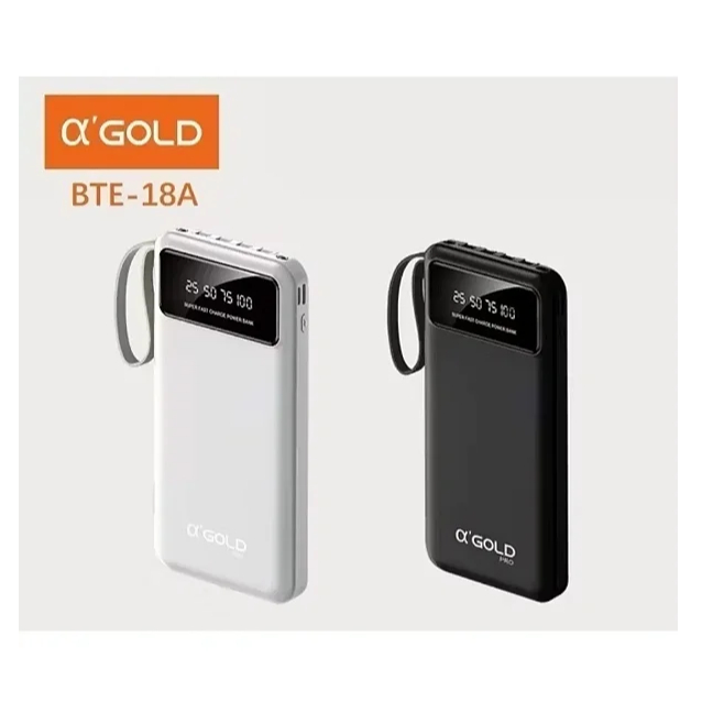 Agold BTE-18A Carregador Portátil Power Bank 1000