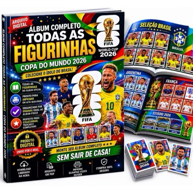 Arquivo COMPLETO Pdf Figurinhas Da Copa Do Mundo 2