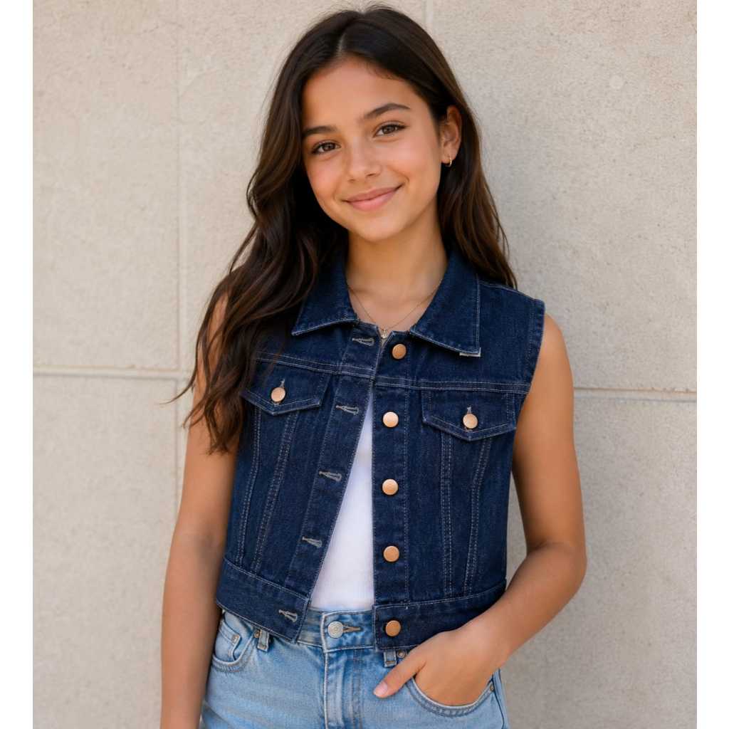 COLETE JEANS PREMIUM PARA ADOLESCENTE MENINA DESPO