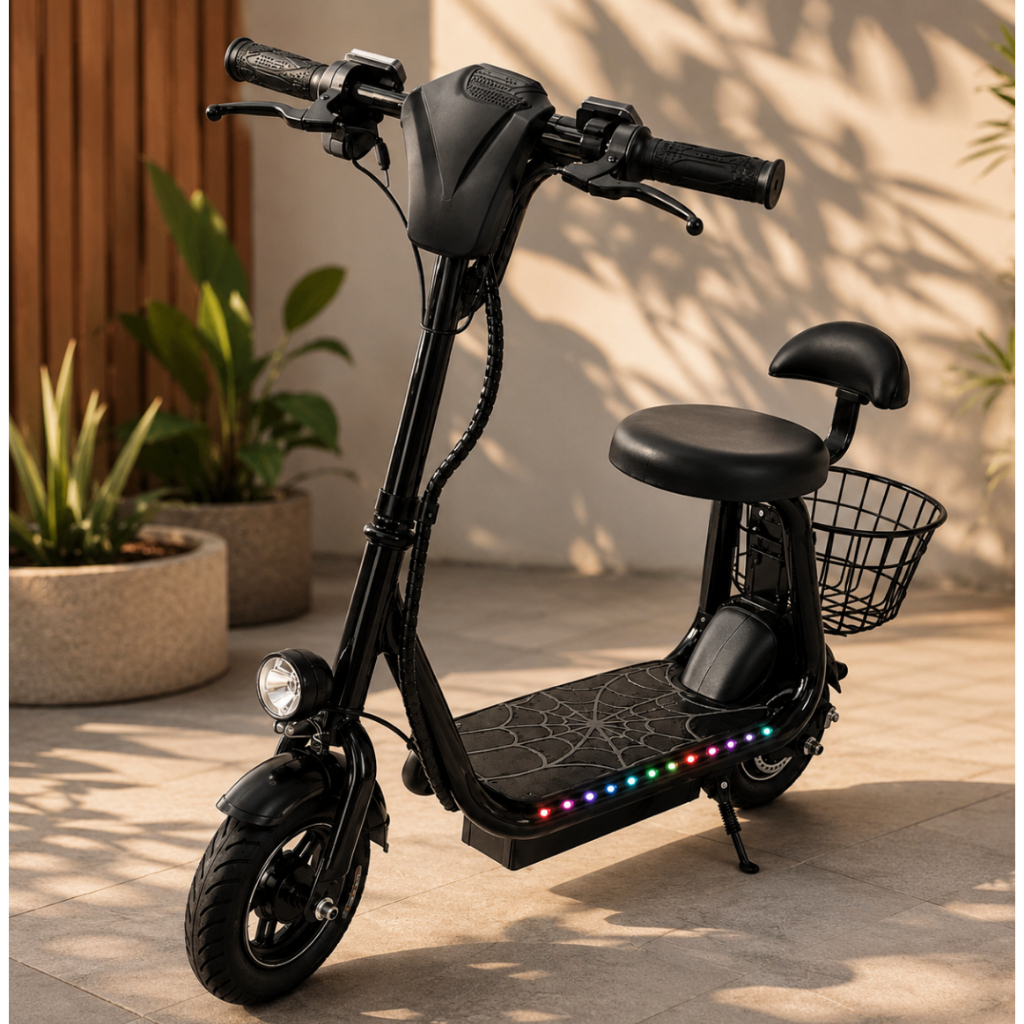 Patinete Elétrico Suporta ate 80kg Infantil 250W 