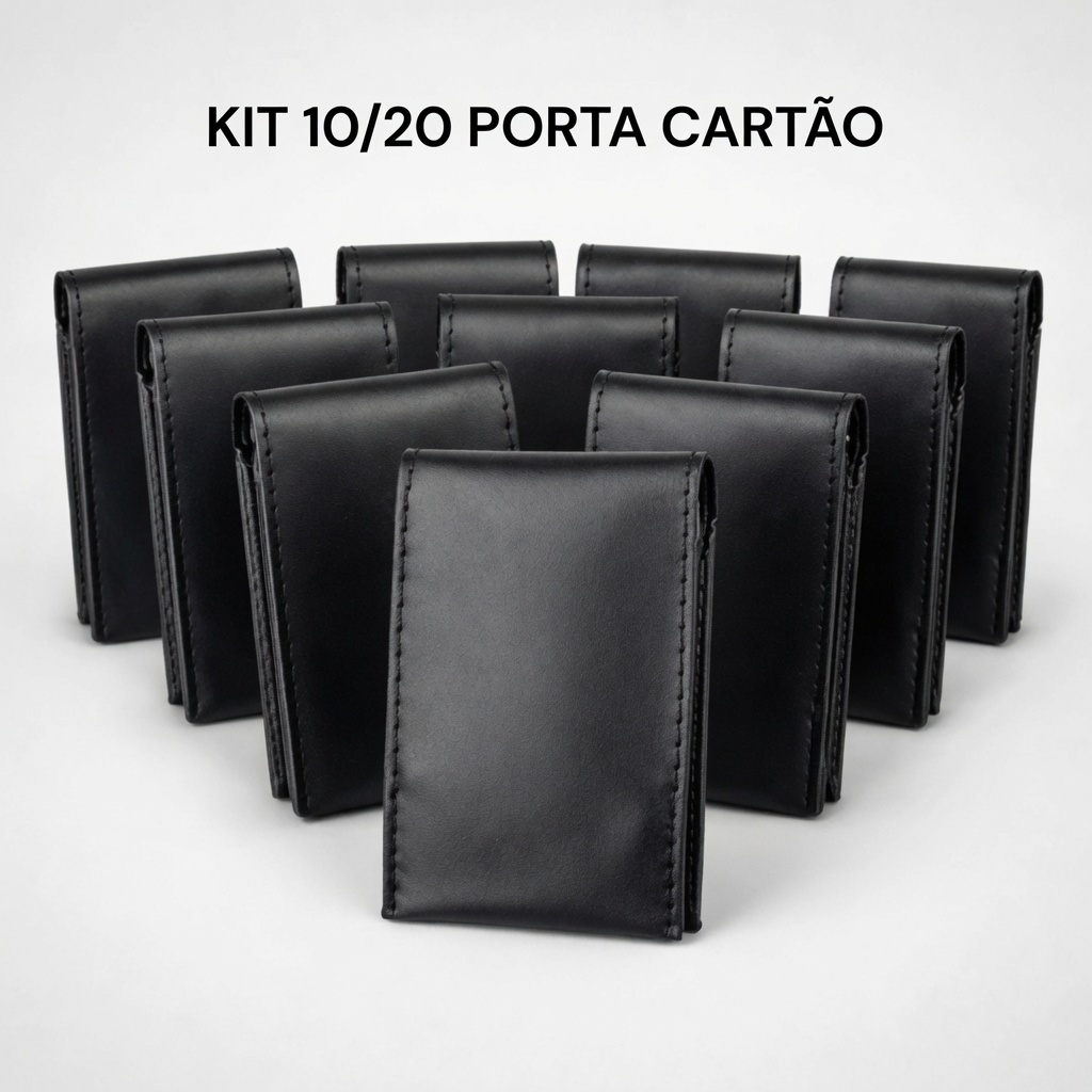 KIT 10/20 Porta cartão Carteira Feminina Masculin