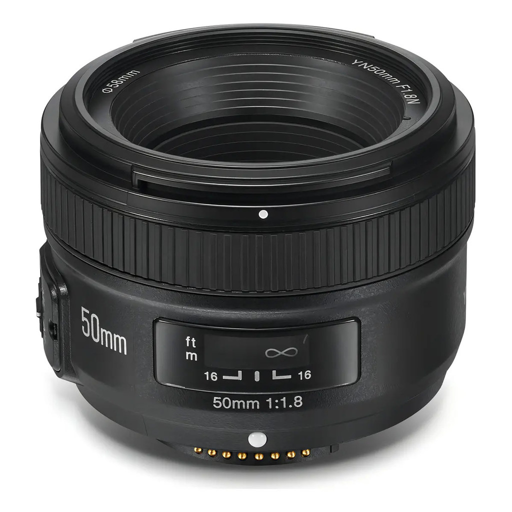 Lente Yongnuo YN50mm F1.8N AF 50mm Para Câmeras N